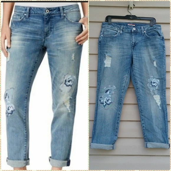 tommy hilfiger ripped jeans
